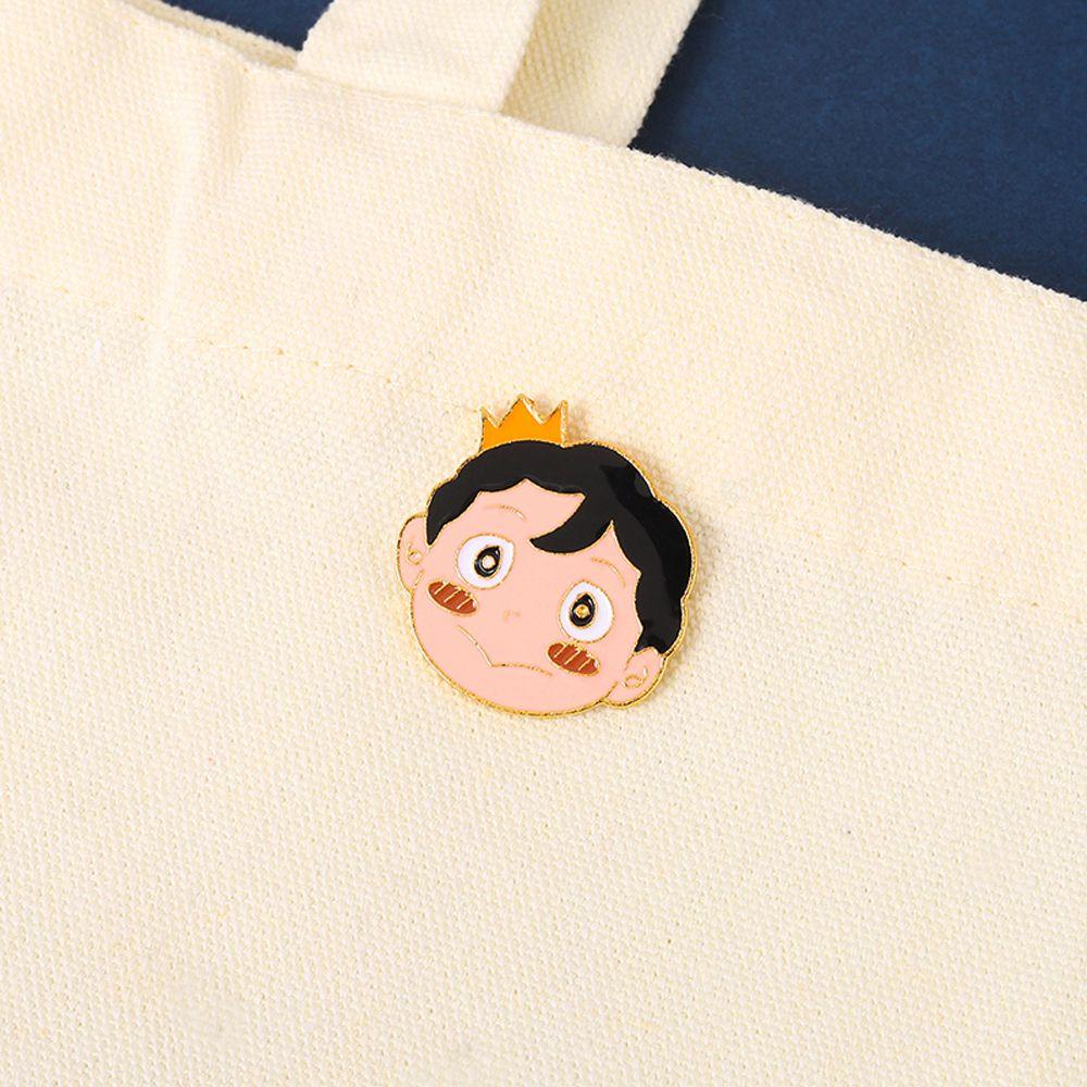 Mxbeauty Pangkat Raja Pakaian Dekorasi Hadiah Kartun Decor Badge Badge Pin Kerah Pin Anime Badge