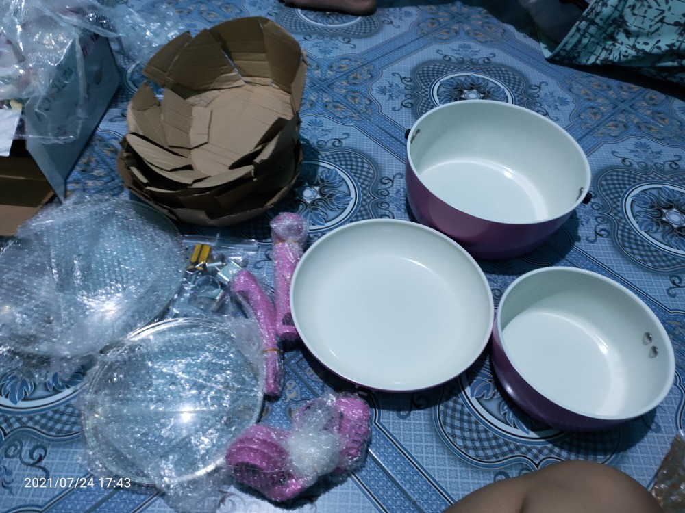 Royalta Panci Set Lapisan Keramik 5 Pc Royalta Bahan Tebal