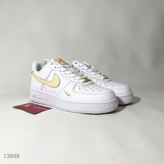 gold airforce 1s