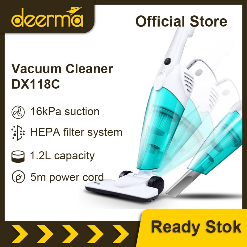 

Deerma Dx118C Wired Handheld Vacuum Cleaner Strong Suction 600W