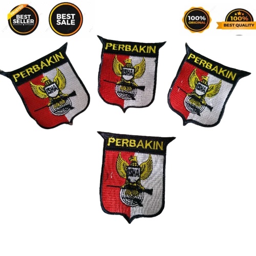 COD(BAYAR DITEMPAT) Bordir Tempel logo perbakin / Badge logo bordiran perbakin