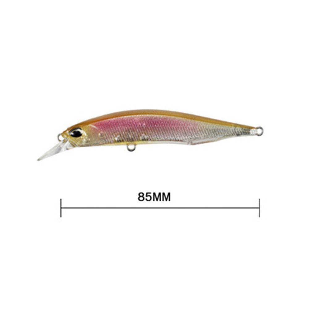 Top Minnow Lures 85mm/8g Crankbaits Tackle Memancing Musim Dingin Luar Ruangan