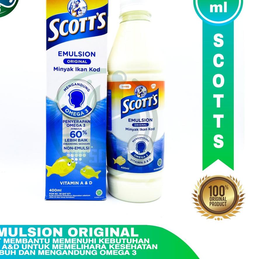 ← Minyak Ikan Kod Scott's Emulsion ➾