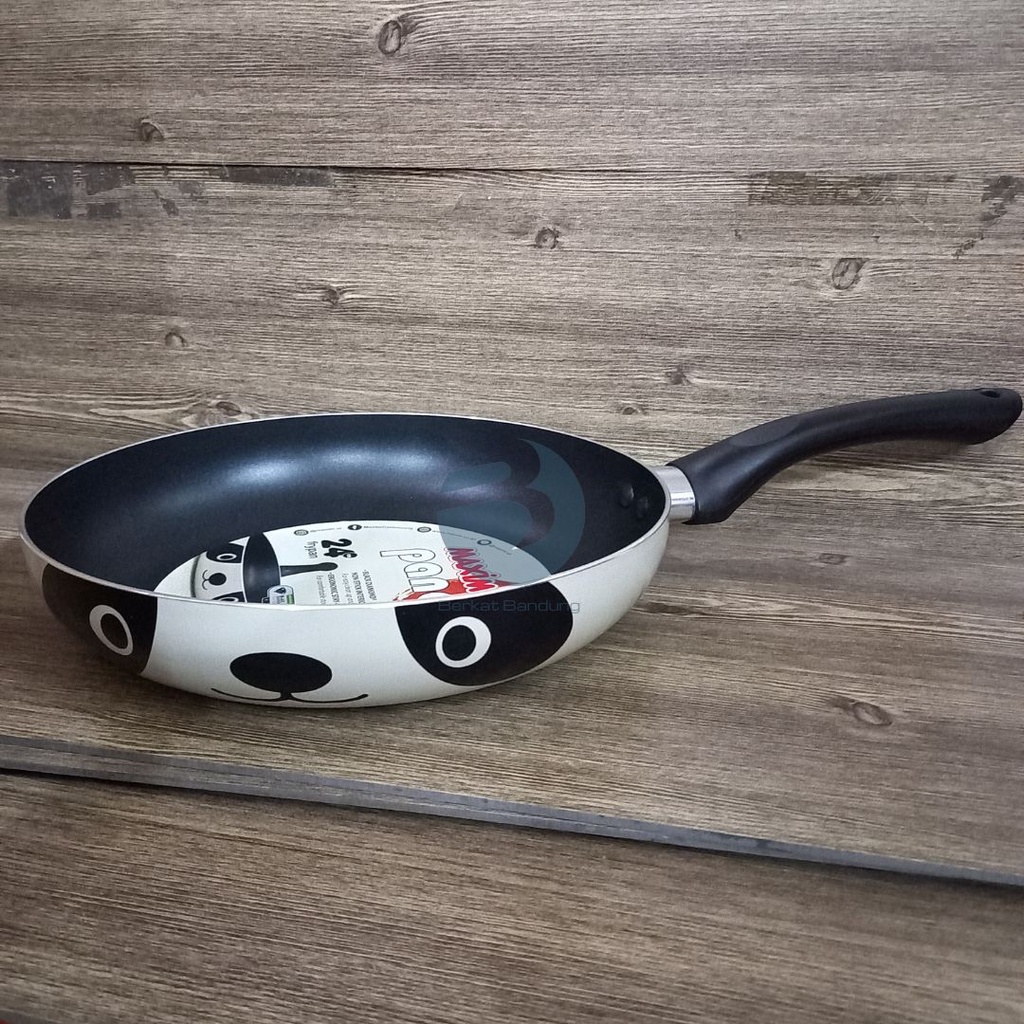 Maxim Panda Wajan Teflon Anti Lengket 24cm Frypan (FREE SPATULA MAXIM)