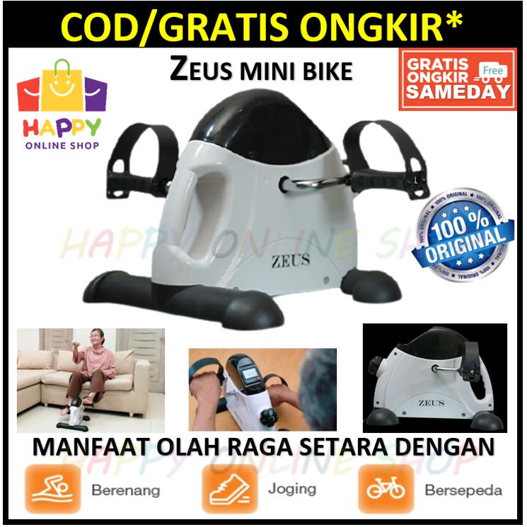 Zeus Mini Exercise Bike Sepeda Terapi Statis Zeus Static Sport Therapy Kesehatan