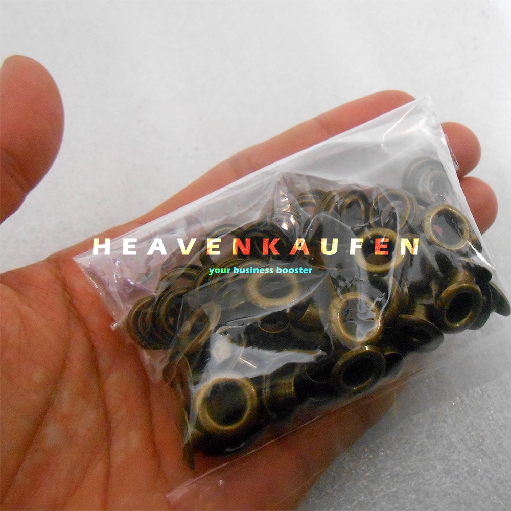 Mata Ayam / Eyelet 6 mm ATG Bakar Harga Per Pack isi 50 pcs