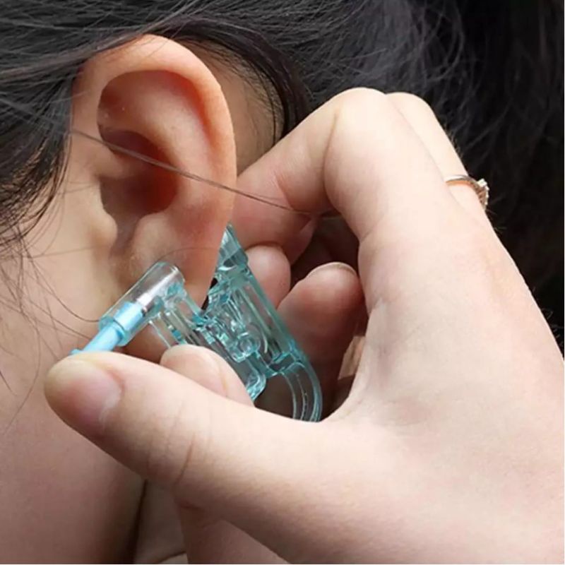 Alat Tindik Telinga Ear Piercing Steril Disposabel Jarum Pelubang Telinga Jarum Tindik Kuping