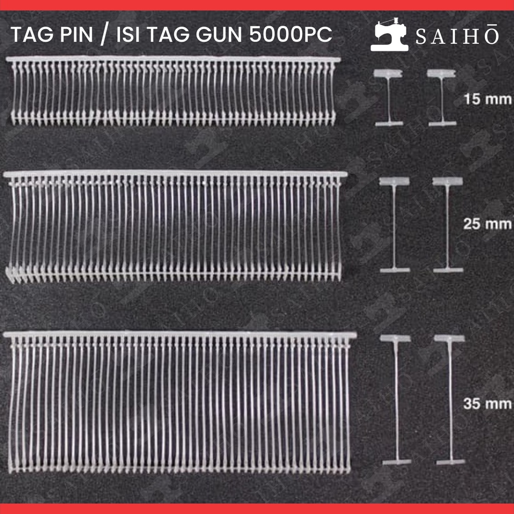 TAG PIN / ARROW PIN - ISI Tag Gun 5000pc