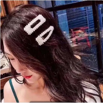 KINDSTORE❤ | B2 Jepit Rambut Model Barrette - Hair pin Mutiara - JEPITAN KOREA