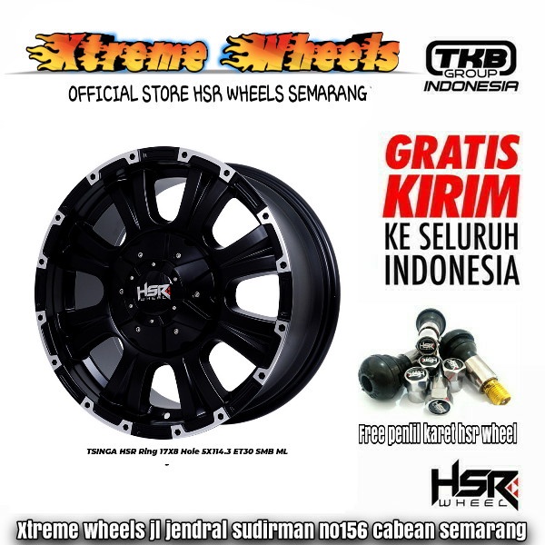 velg mobil terios rush xpander outlander xtrail velg racing hsr ring17 gratis ongkir