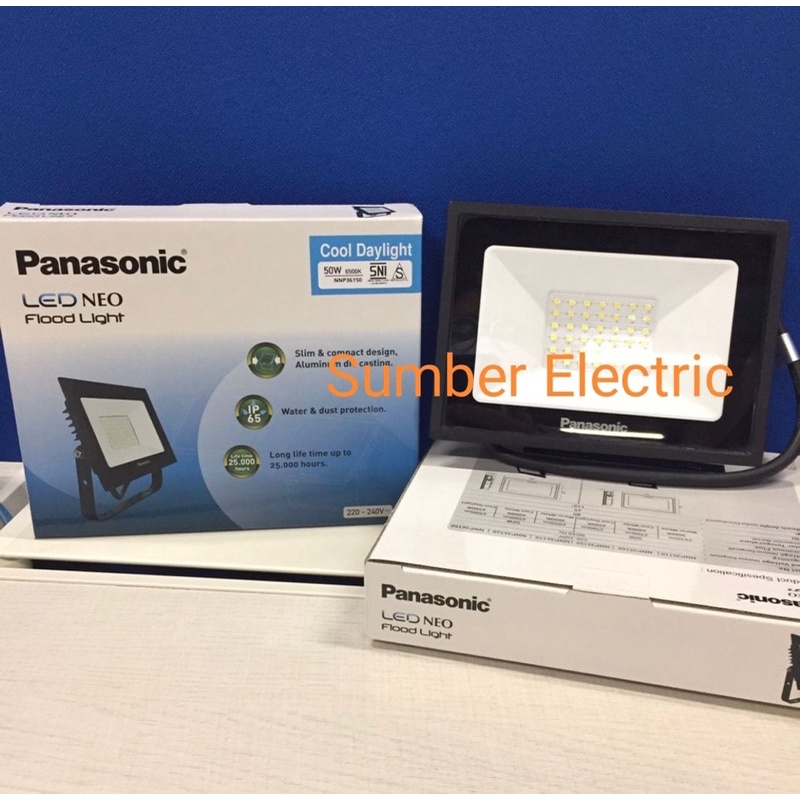 Panasonic Lampu sorot Led 50W 50 Watt Led Floodlight