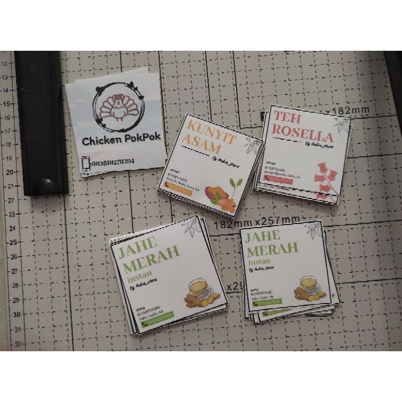 

cetak stiker chromo a4 non waterproof