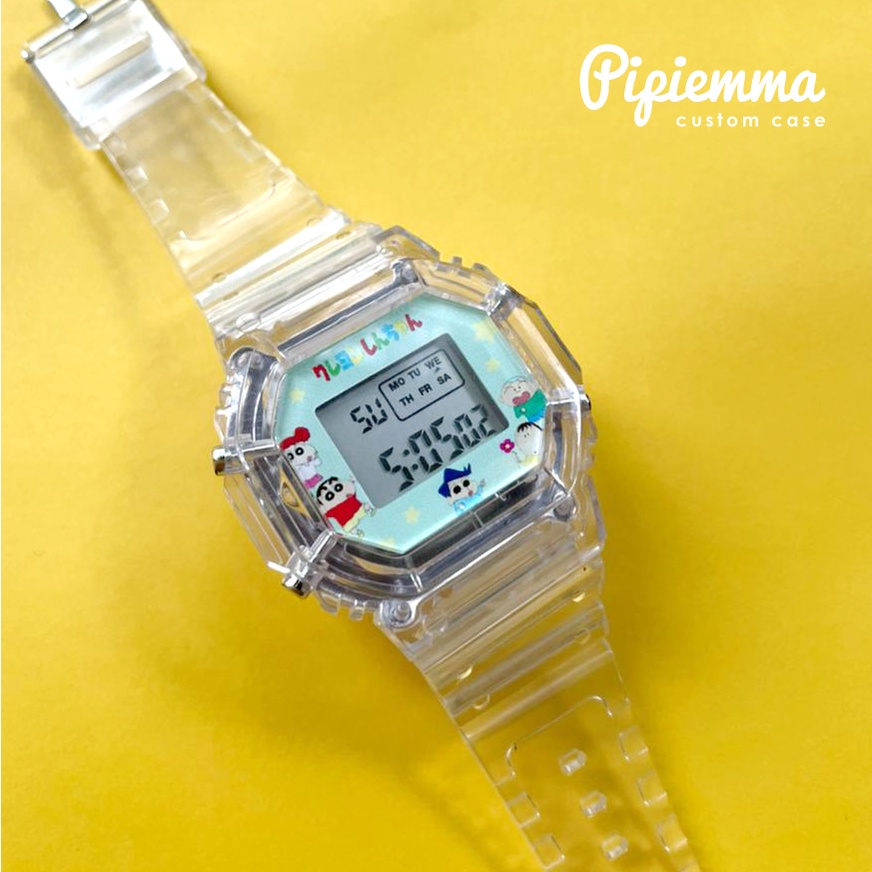 Jam Custom Digital Watch Gambar suka suka Kado Cewek Pacar Teman G Watch