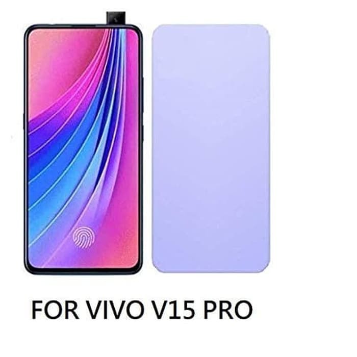 ANTI GORES KACA CAHAYA BIRU VIVO V15 PRO TEMPERED GLASS -ANTI  RADIASI