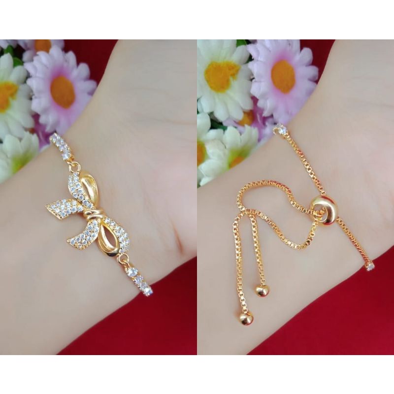 gelang serut emas muda kadar 35%