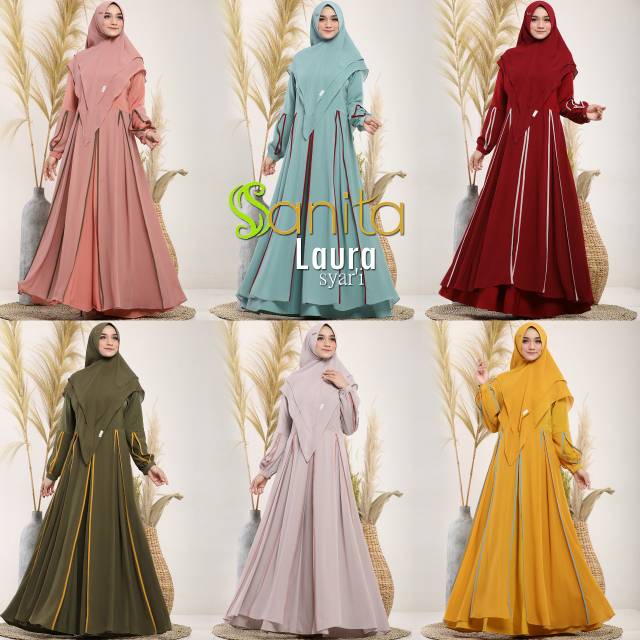 Laura syari by sanita kunyit allsize