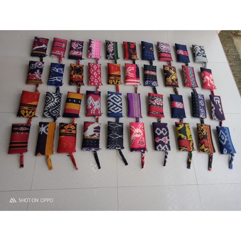 card holder dompet Hp wanita. kain tenun