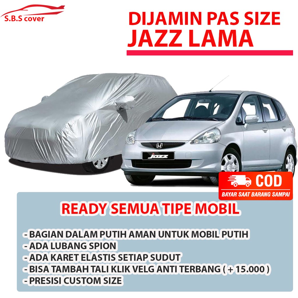 Body Cover Mobil Jazz  Sarung Mobil Jazz /jazz idsi/jazz lama/jazz gd3/jazz ge8/jazz rs/new jazz/jazz gk5/brio/brio satya/brio lama/new brio/raize/raize turbo/rocky/kia sonet/agya/ayla/picanto/march/ignis/yaris/yaris lama/yaris bakpao/brio lama/brio rs