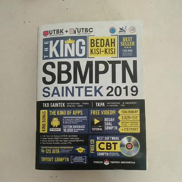 Preloved buku SBMPTN Saintek 2019