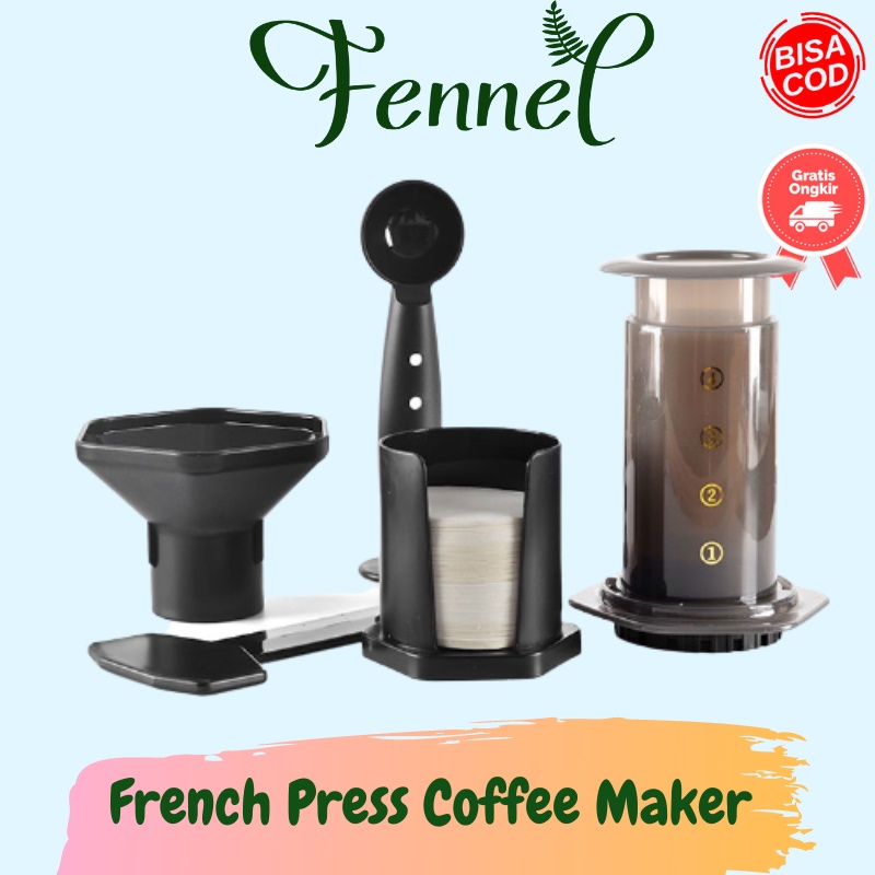 Set Portable French Press Coffee Maker T35066