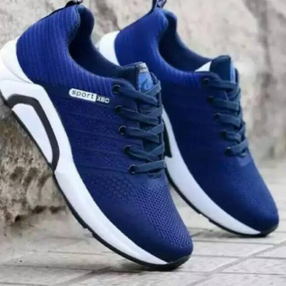 QCK  YULIASHOES - SEPATU SNEAKERS KETS CASUAL PRIA SABLON XBO XBC SPORT HITAM MERAH MARUN BIRU NAVY