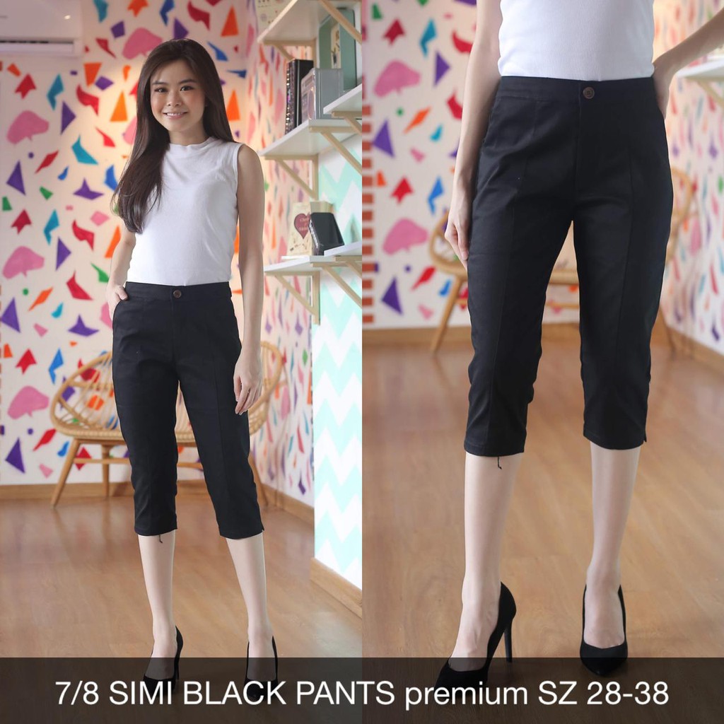 CELANA TWILL WANITA 7/8 SIMI PANTS