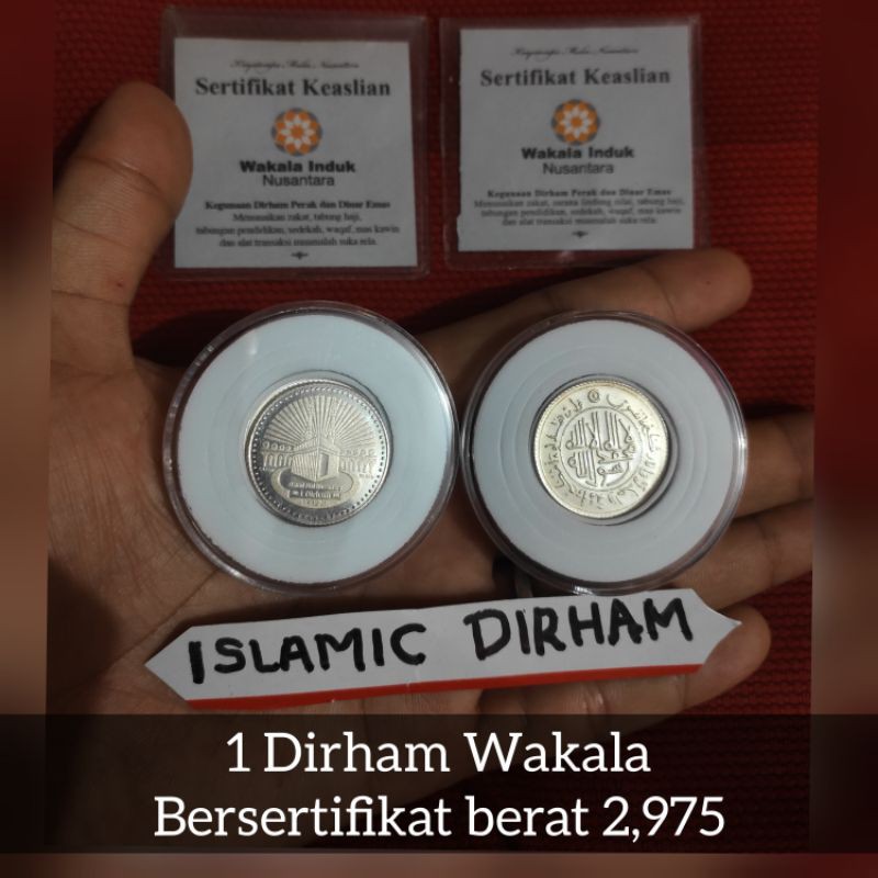 DIRHAM WAKALA AUTHORIZED SERTIFIKAT DAN JAMINAN AMIR UNTUK PASAR MUAMALAH