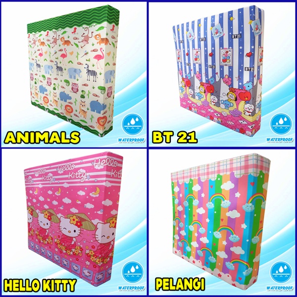Sarung Kasur Resleting Waterproof Anti Air / Sarung Kasur Busa Inoac Waterproof / Sprei Waterproof Resleting-7