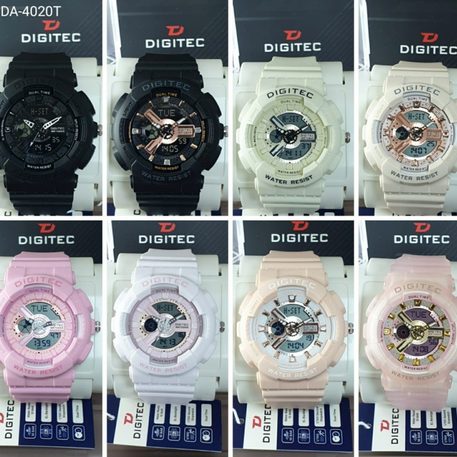 Jam Tangan Pria dan Wanita Digitec 4020 Original