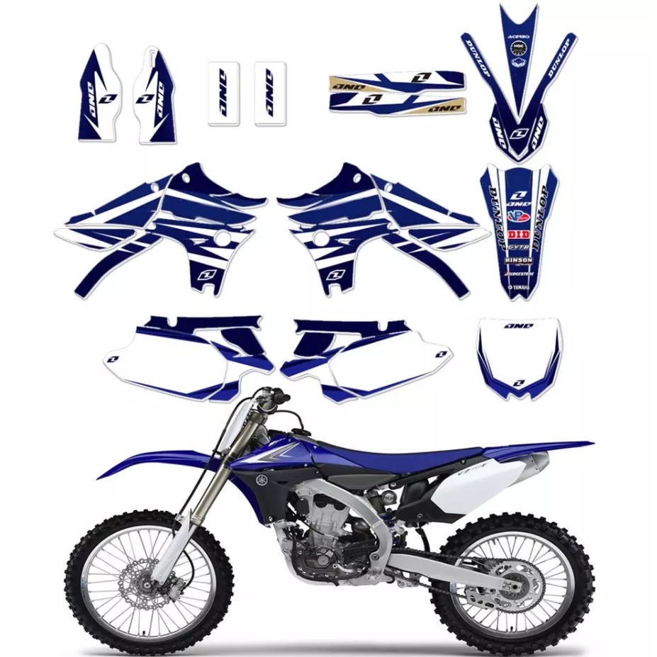 Decal Custom Yamaha YZ250F Terlengkap Desain ELegan