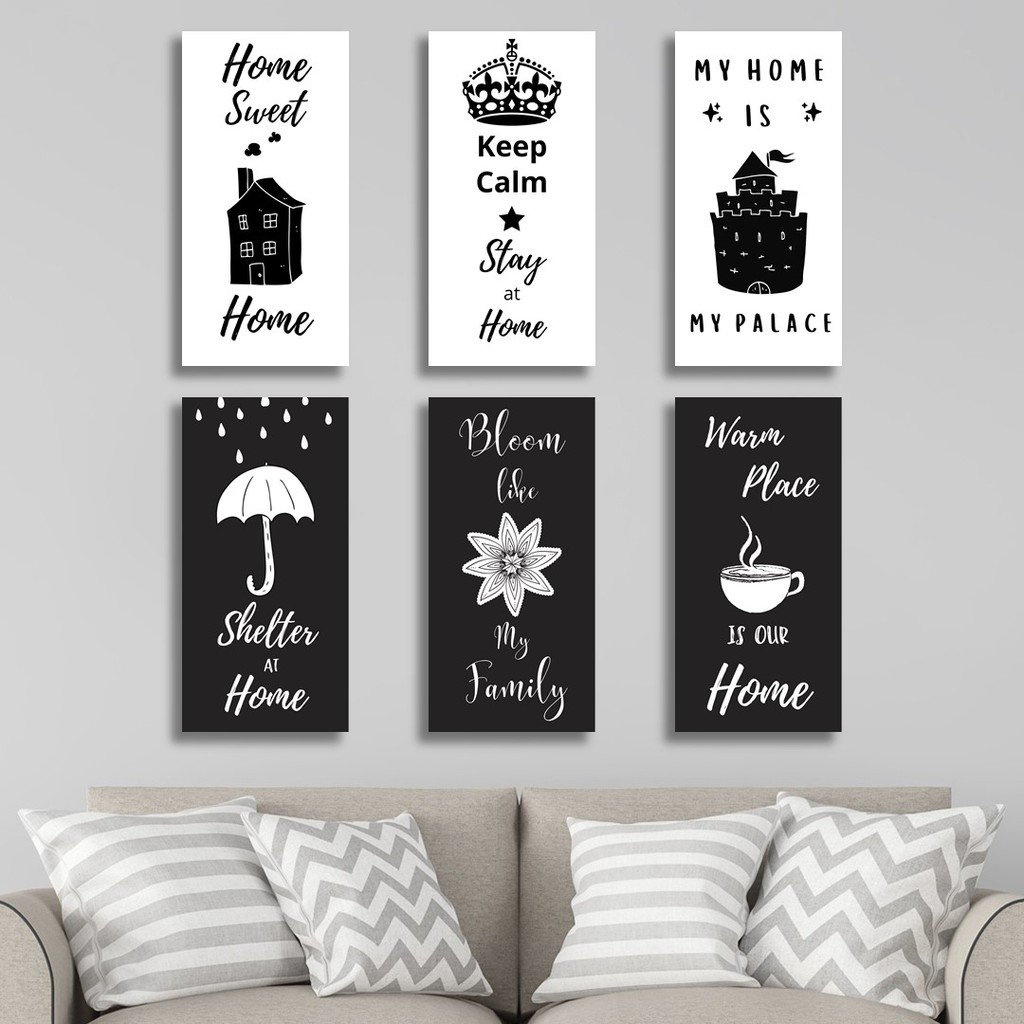 Hiasan Dinding Wall Decor Ruang Tamu Rumah Quote Kata Mutiara