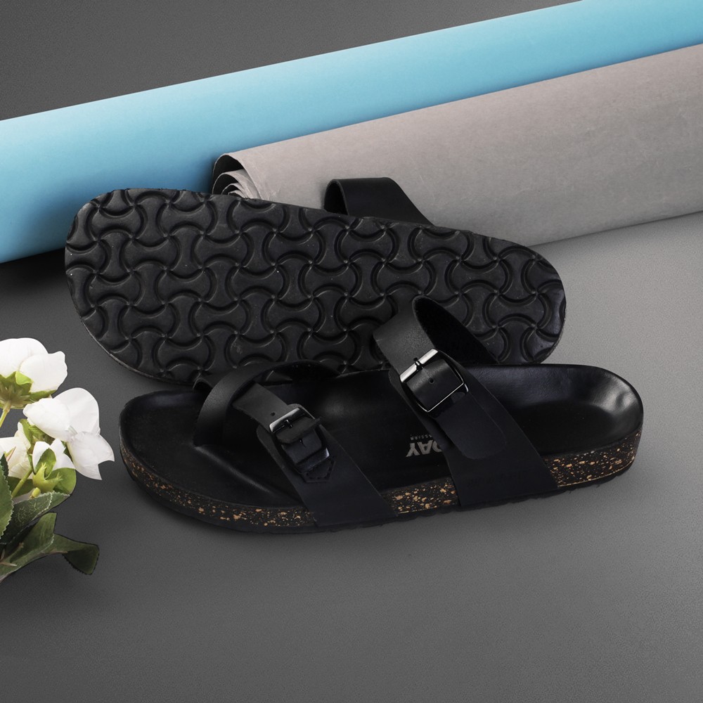 JACK FULLBLACK |ManNeedMe x Monday| Sandal Jepit Pria Casual ORI