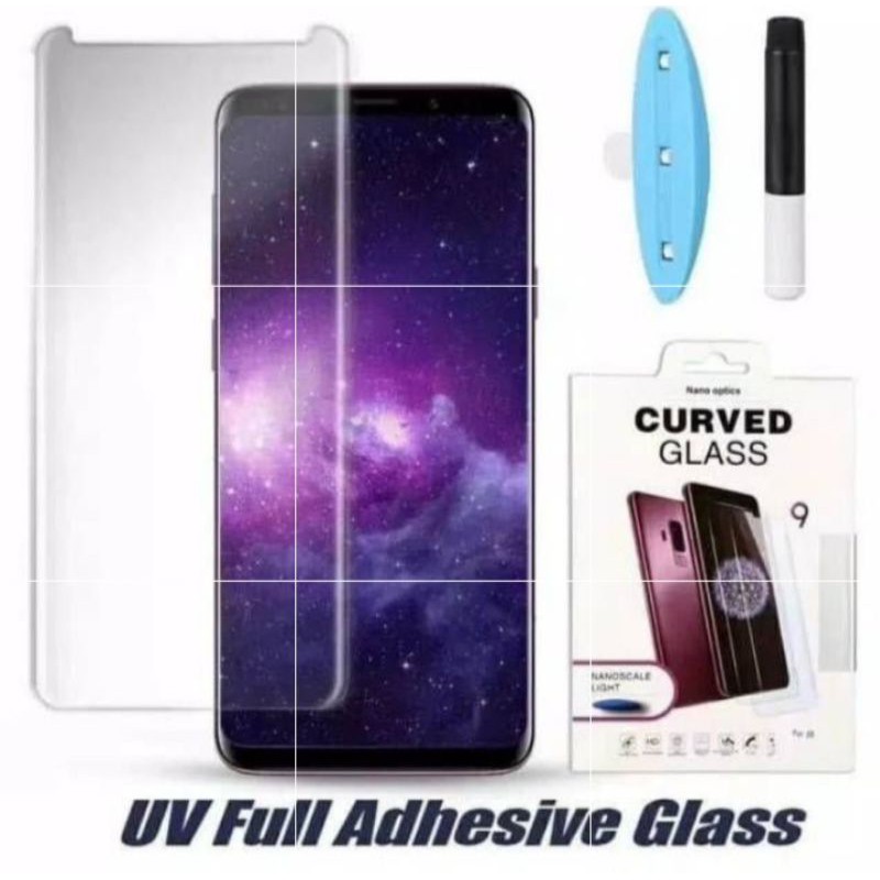 TEMPRED GLASS UV SAMSUNG S7 EDGE S8 S8+ S9 S9+ S10 S10+ NOTE8 NOTE9 NOTE10 NOTE10+ S20 S20+