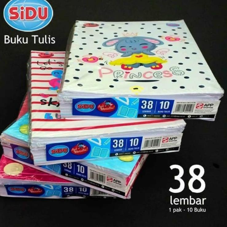 

Terbaru.. Buku sidu 38 lembar per pak.1 pak isi 10 buku.