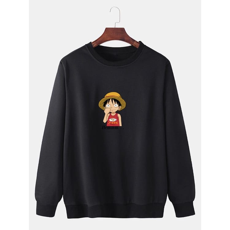 SWEATER OBLONG PRIA WANITA MOTIF ANIME ORIGINAL PREMIUM/SWEATER HOODIE