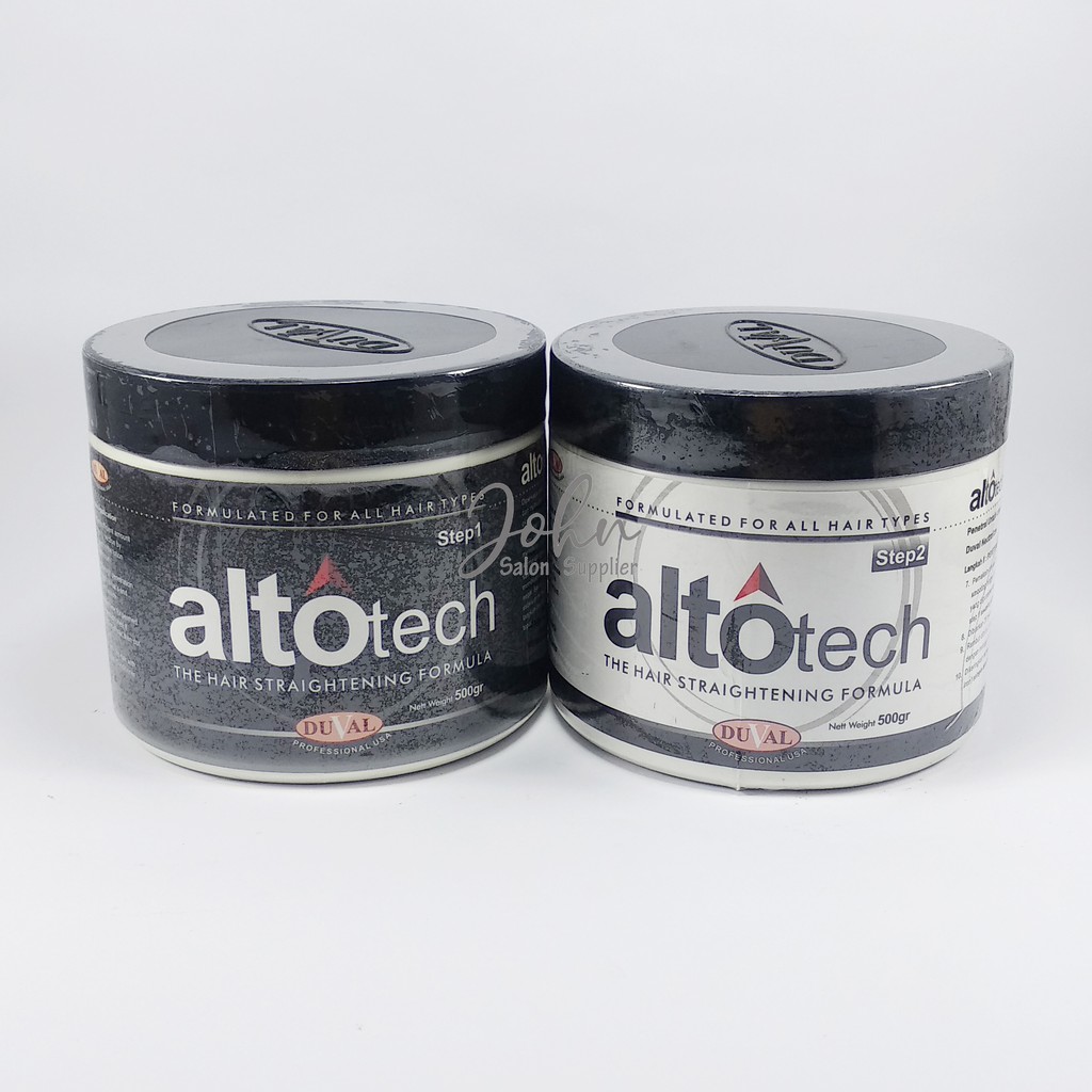 DUVAL ALTO TECH Hair Straightening Formula 500 gr STEP 1 STEP  2 | Obat Pelurus Rambut Smoothing