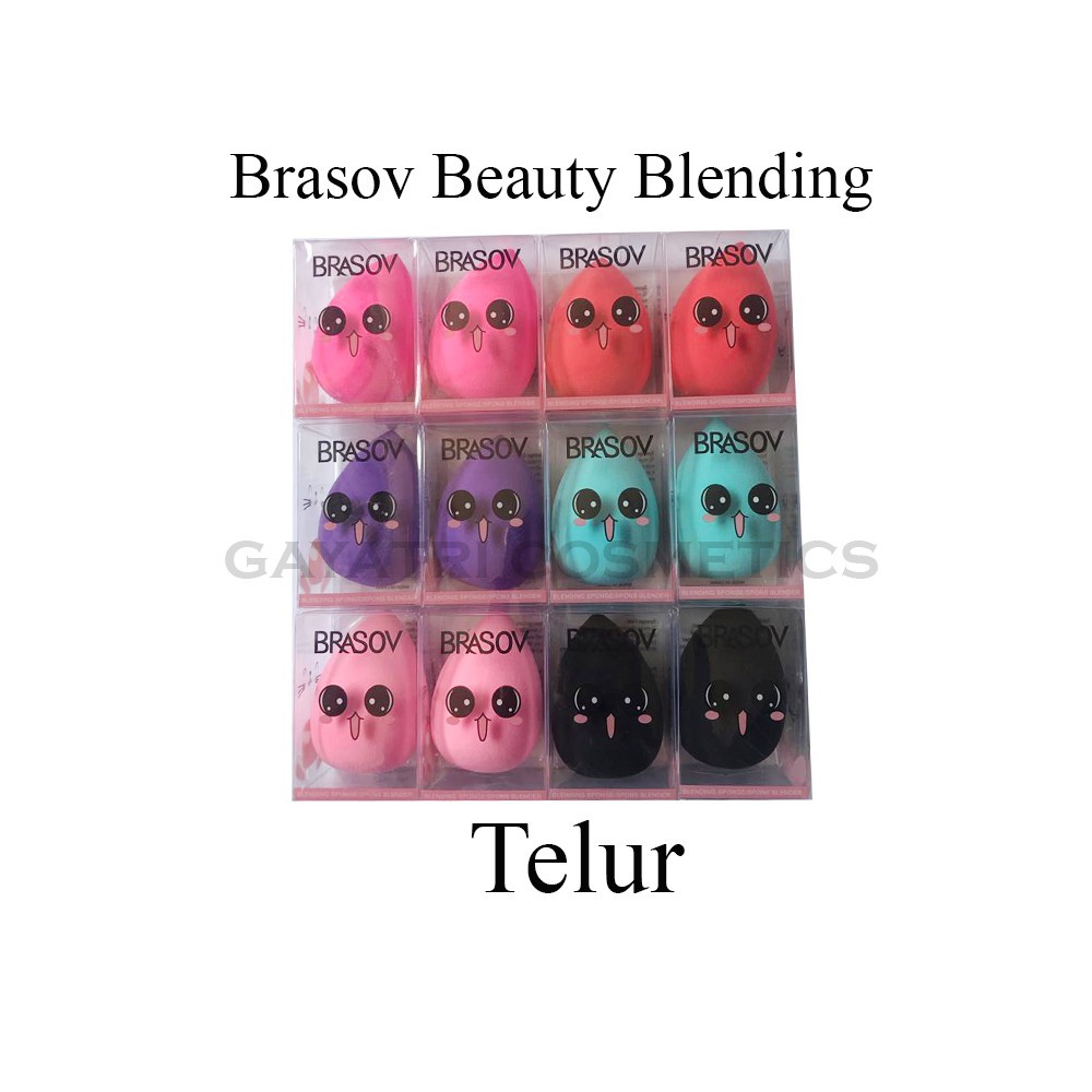 Brasov Beauty Blending Make Up Sponge 12 pcs