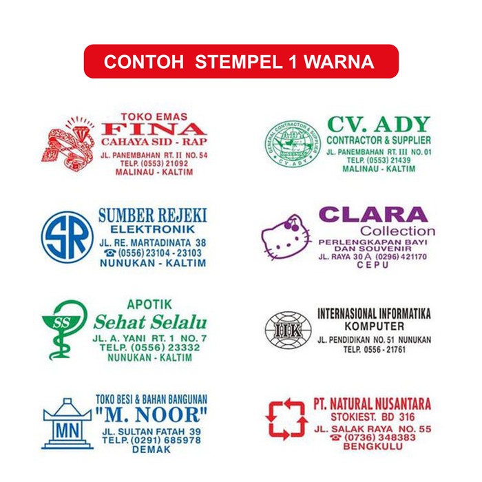 

Menyurat-Surat- Stempel Nama Toko / Perusahaan / Kantor / Instansi 1 Warna - 1 Warna -Surat-