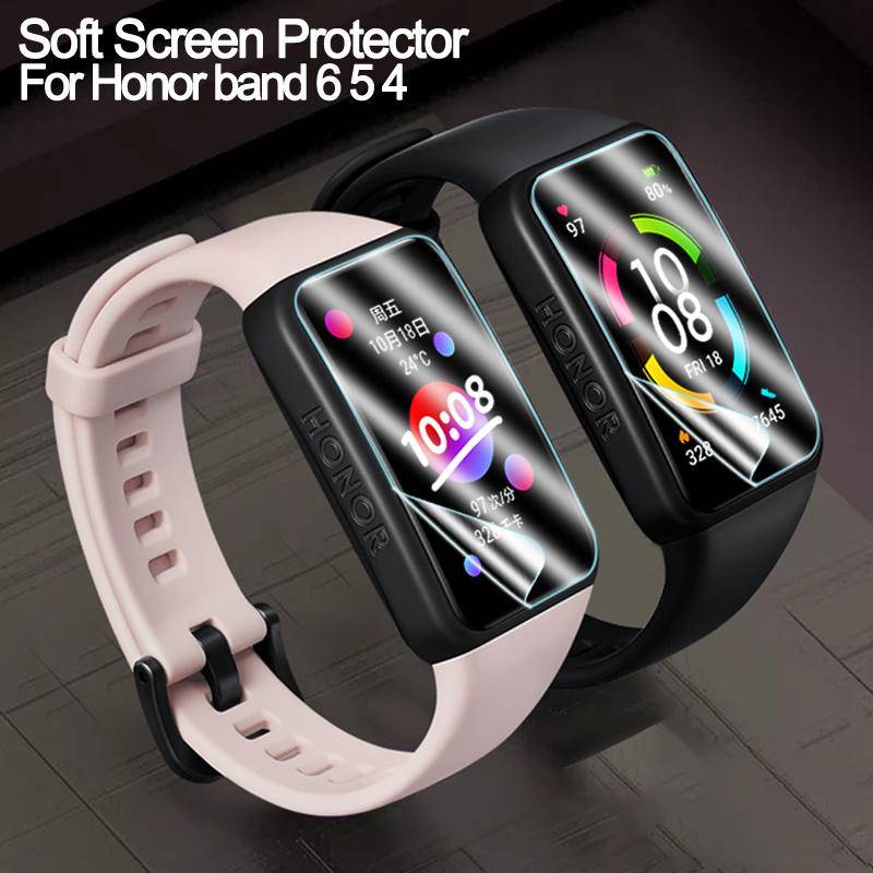 2pcs Film Pelindung Layar Smartwatch Huawei Honor Band 6 5 4 6 5 4 3 Pro