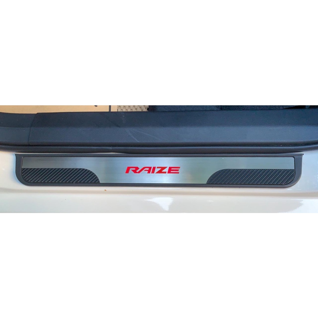 Sillplate Sill Plate Samping Toyota Raize NON LED Model CARBON