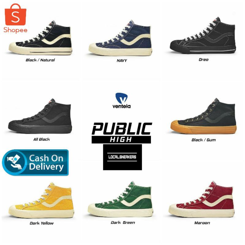 VENTELA PUBLIC HIGH VANTELA PUBLIC HI SEPATU SEKOLAH VENTELA PUBLIC HI SEPATU VANTELA PUBLIC HI ORI