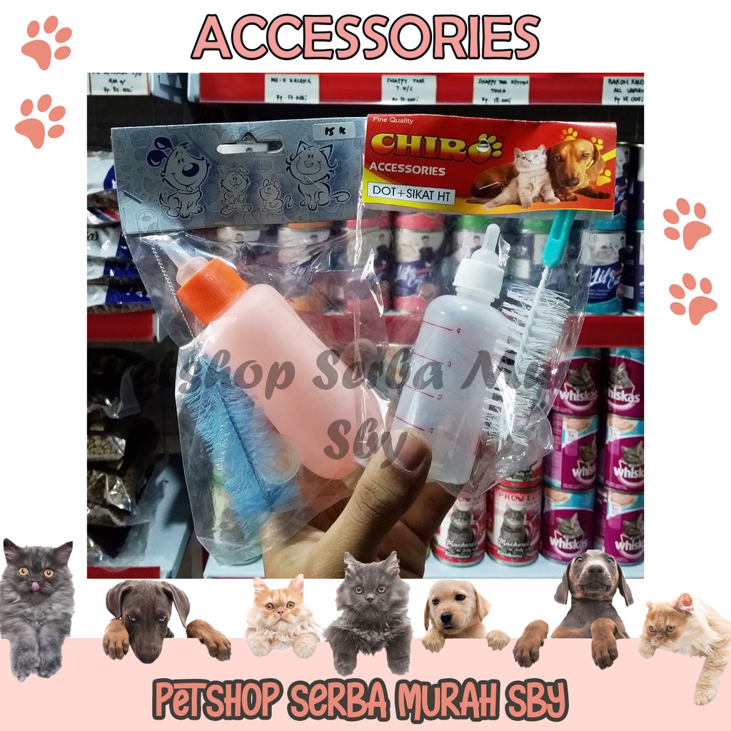 Dot Plus Sikat Untuk Anjing Dan Kucing - Aksesoris Hewan Peliharaan