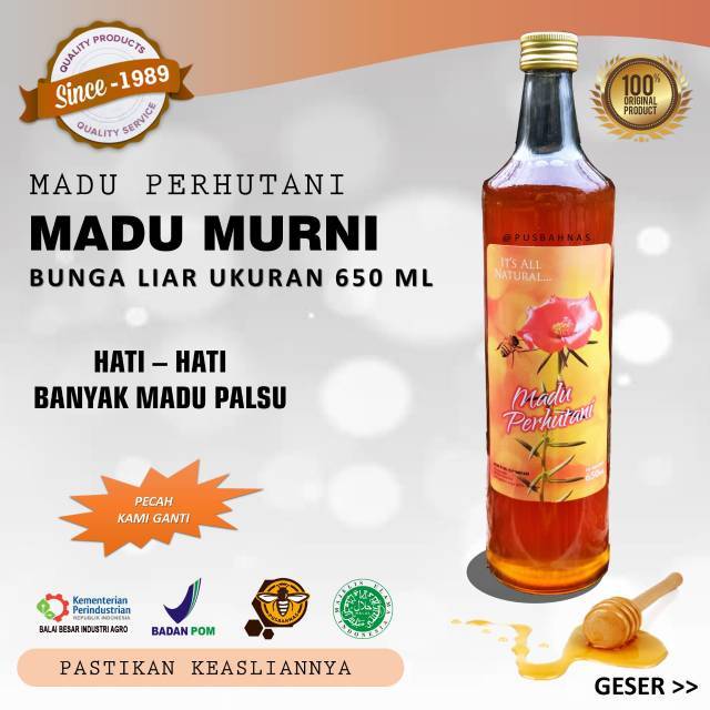 

MADU ASLI PERHUTANI 650ml - BUNGA LIAR