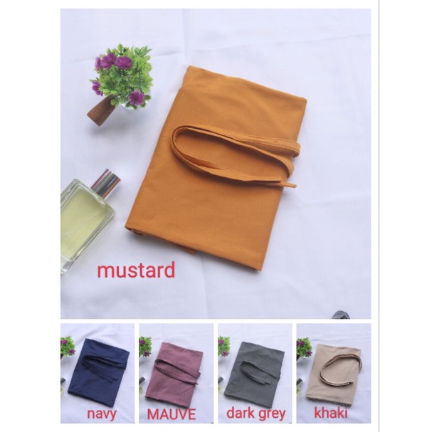 Hijab Bergo Jersey Tali Instan Jersey Premium Khimar Bergo instan