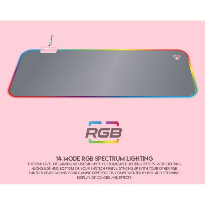 Acc (MousePad) Fantech FIREFLY MPR800S PINK 80x30cm