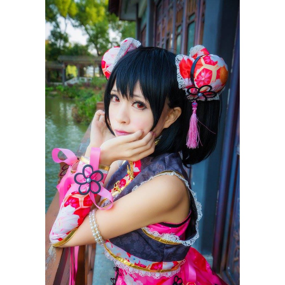 Costume Halloween Kostum Pesta WIG RSW LOVE LIVE NICO YAZAWA
