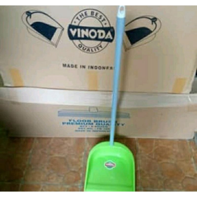 serok sampah gagang panjang vinoda/pengki sampah