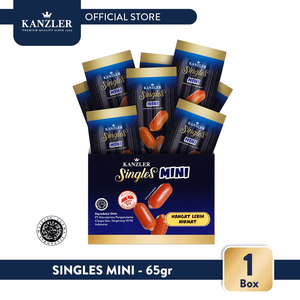 Kanzler Sosis Singles Mini Box 1 Box Shopee Indonesia