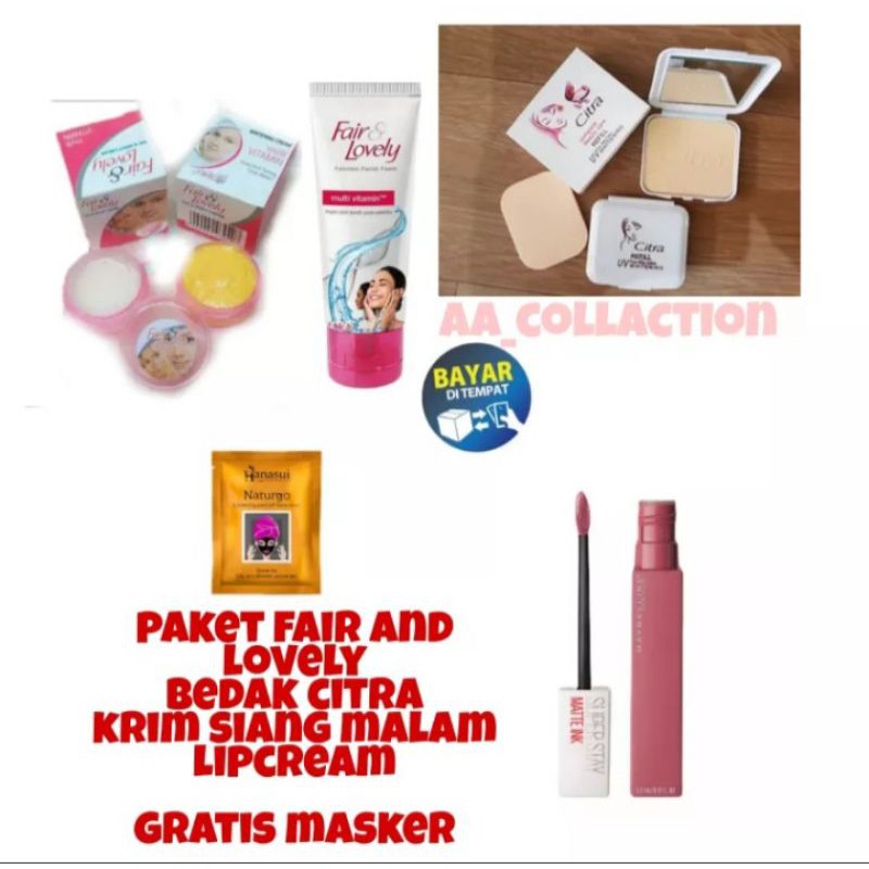 KEMASAN BARU - PAKET CREAM FAIRY ND LOVELY
