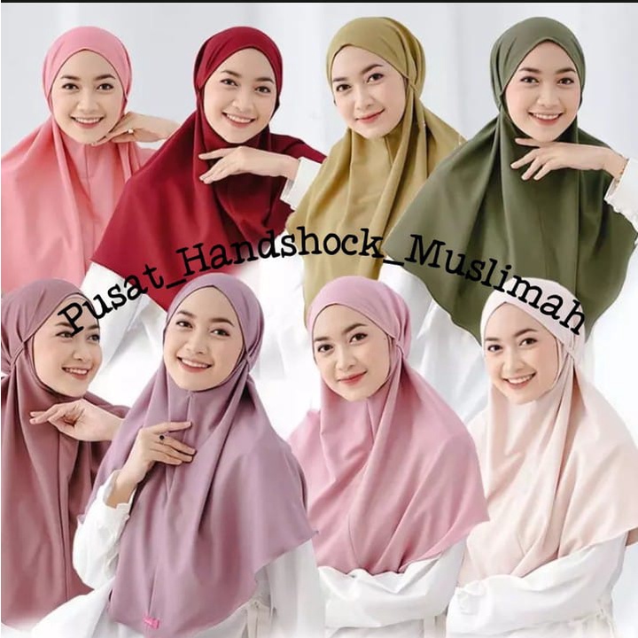 ( BERGO JERSEY TALI ) KERUDUNG BERGO MARYAM JERSEY PREMIUM